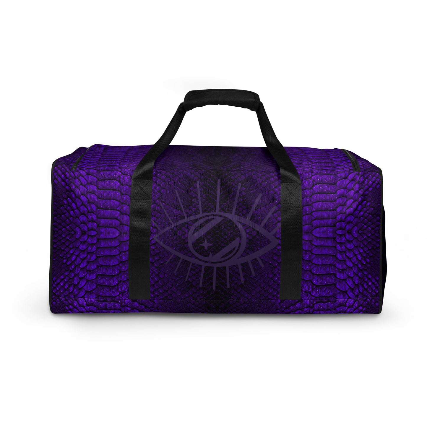 Purple Mamba Snakeskin Duffle bag