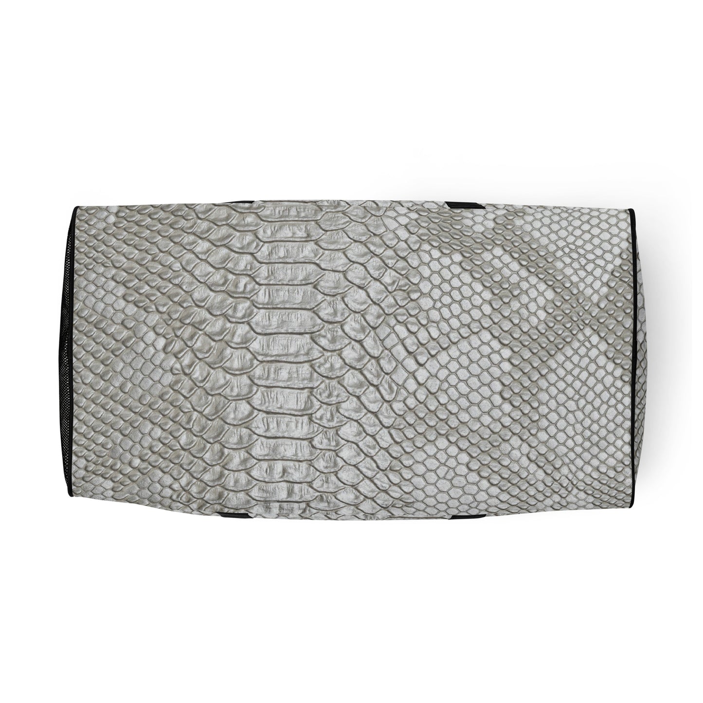 Cool Grey Mamba Snakeskin Duffle bag