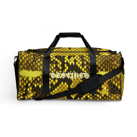 Bumblebee Mamba Snakeskin Duffle Bag