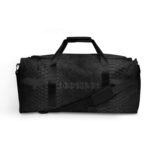 AshyBlack Mamba Snakeskin Duffle bag