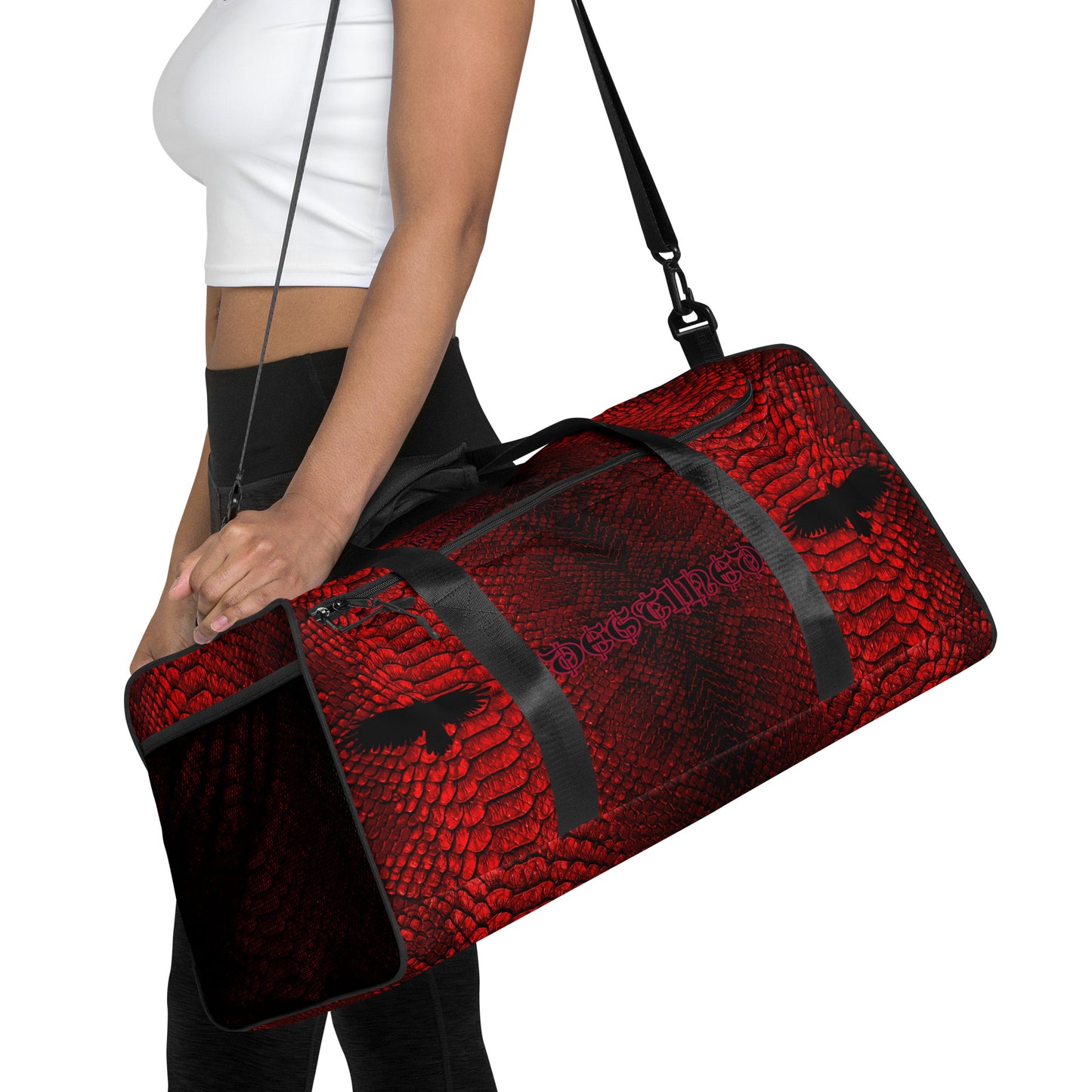 RedMamba Snakeskin Duffle bag