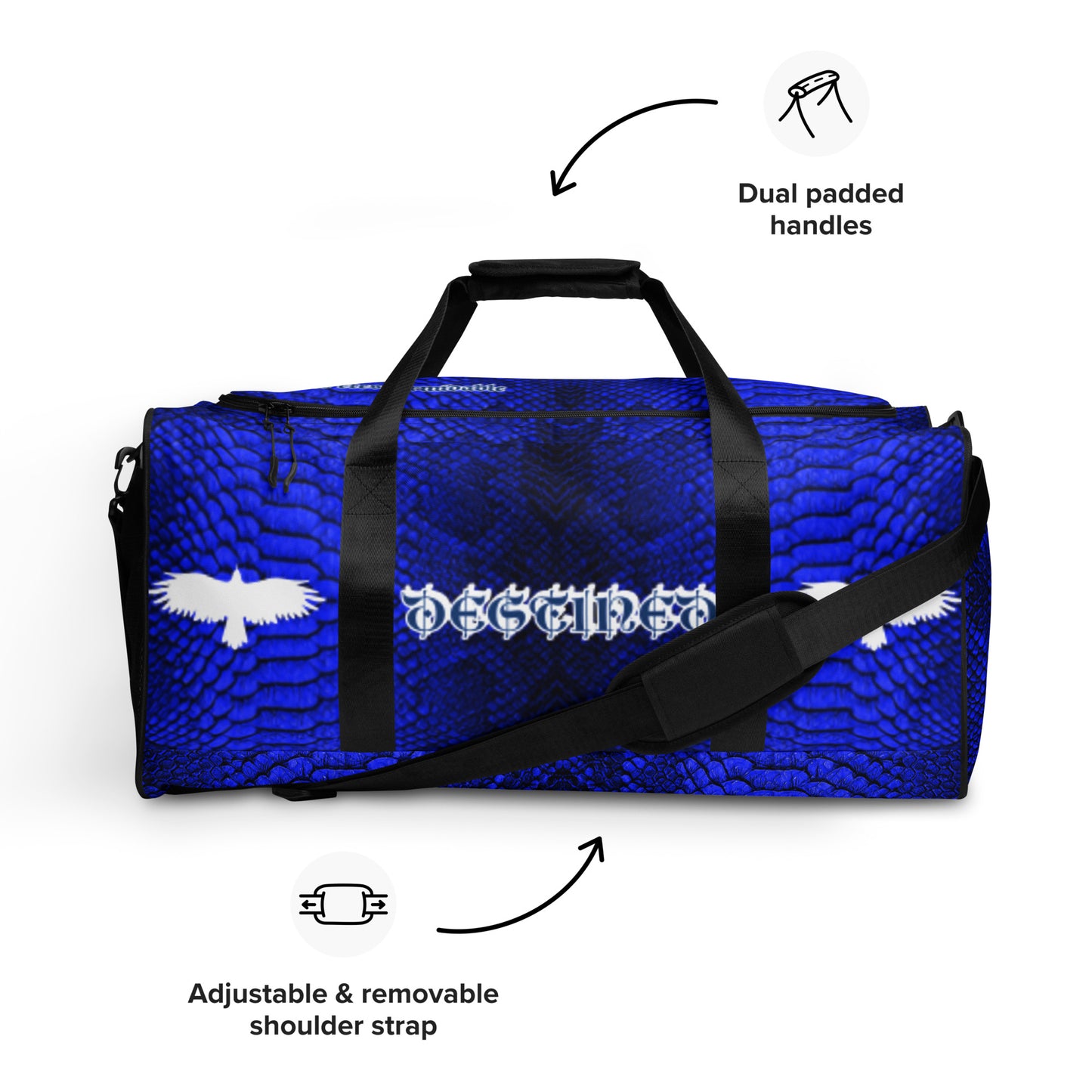Blue Mamba Duffle bag