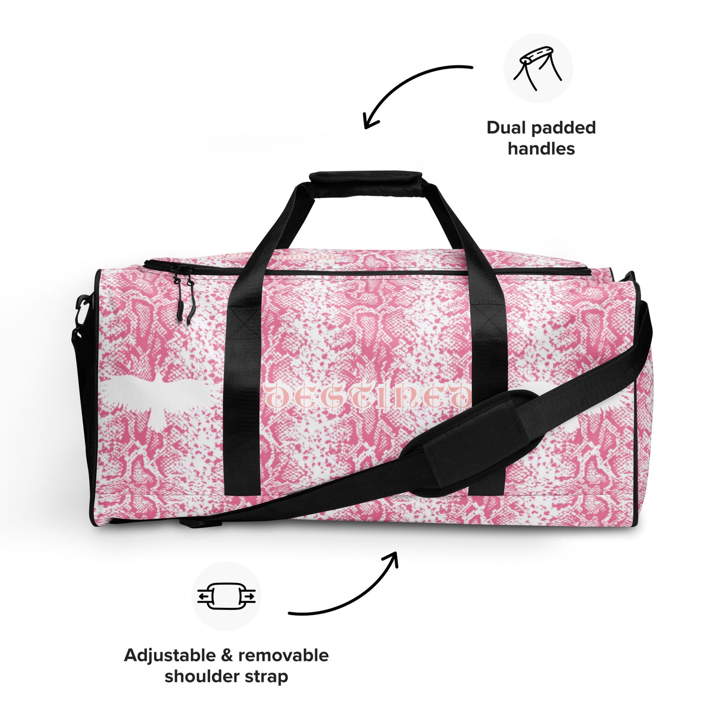 PinkLemon Mamba Snakeskin Duffle bag