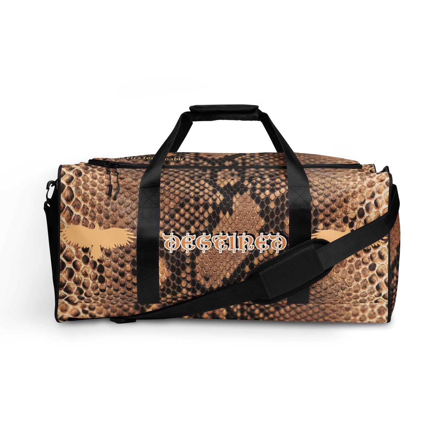 Mocha' Mamba Snakeskin Duffle bag