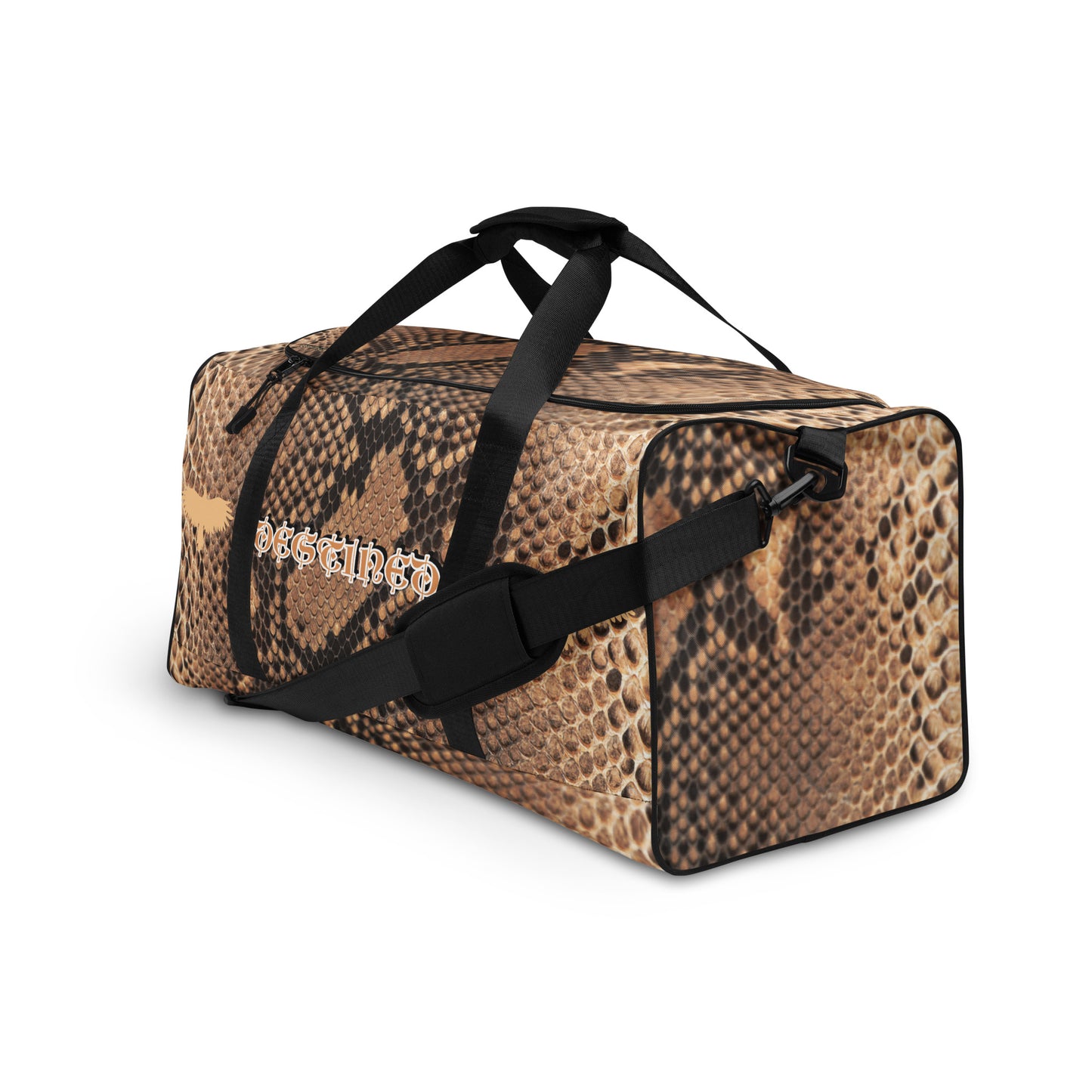 Mocha' Mamba Snakeskin Duffle bag