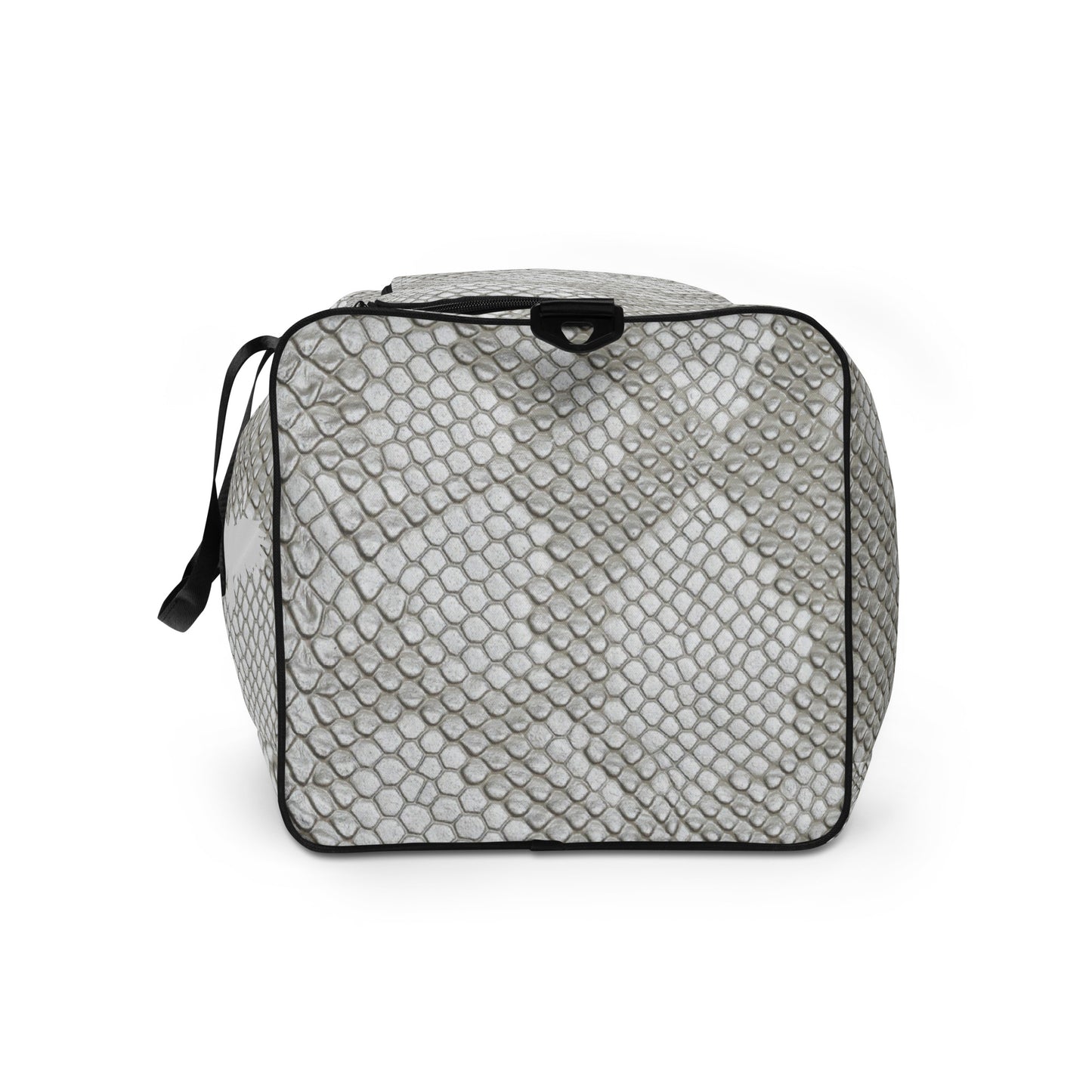 Cool Grey Mamba Snakeskin Duffle bag