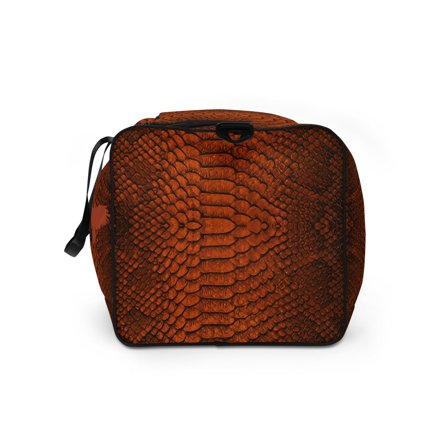Orange Mamba Snakeskin Duffle bag