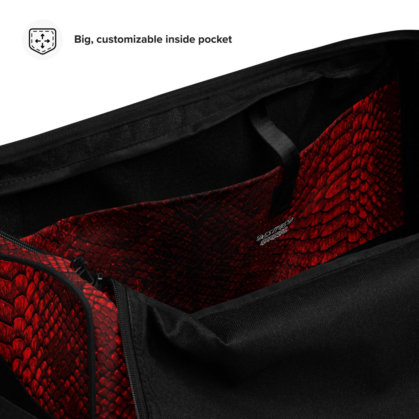 RedMamba Snakeskin Duffle bag