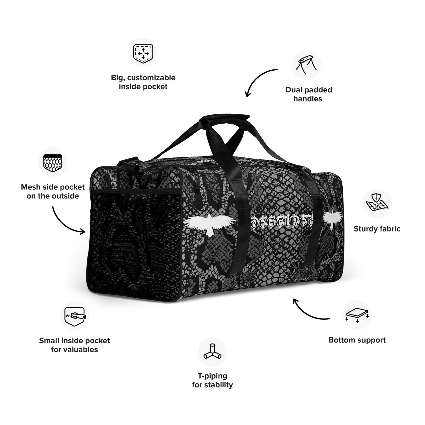 Black Mamba Duffle Bag
