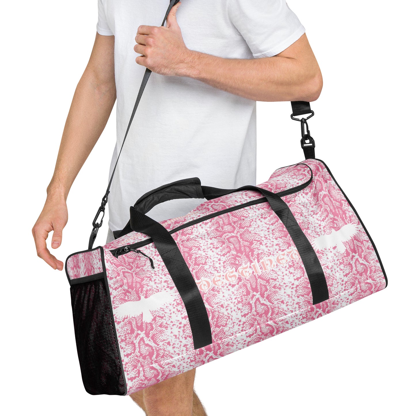 PinkLemon Mamba Snakeskin Duffle bag
