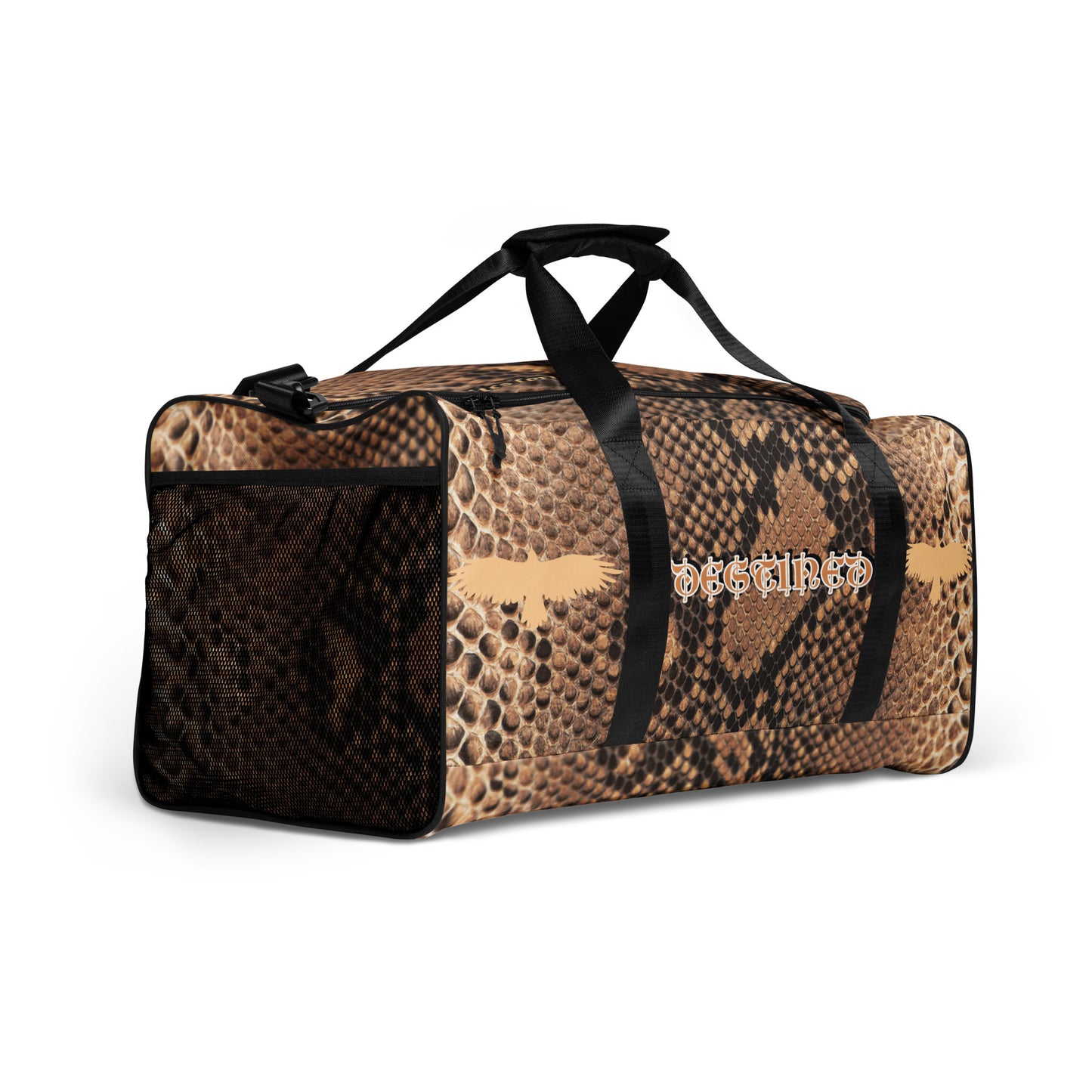 Mocha' Mamba Snakeskin Duffle bag