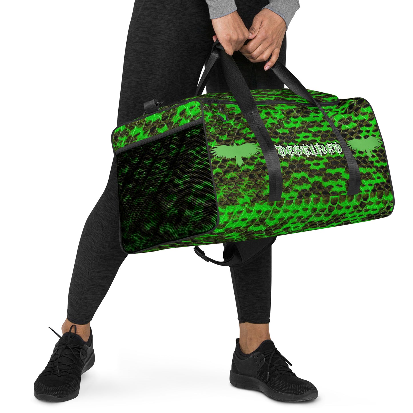 Slime Mamba Snakeskin Duffle bag