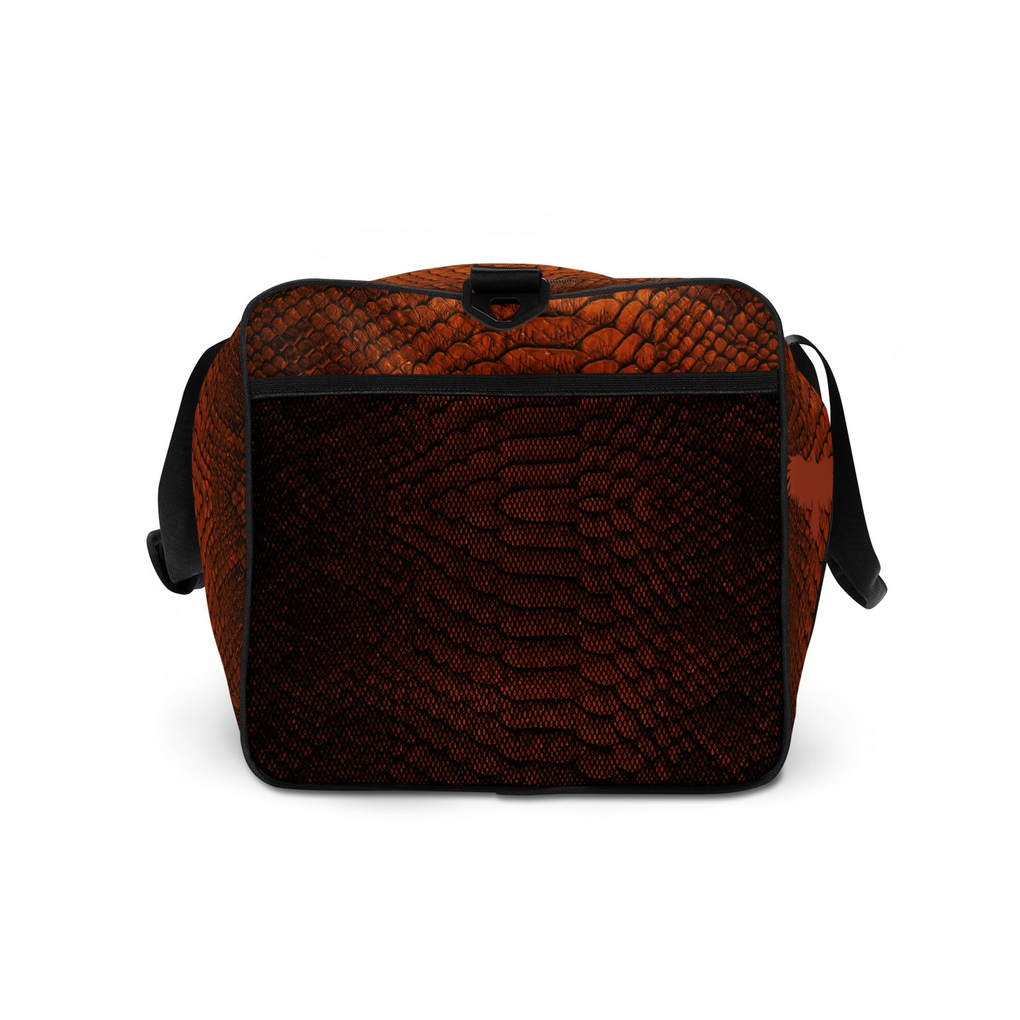 Orange Mamba Snakeskin Duffle bag