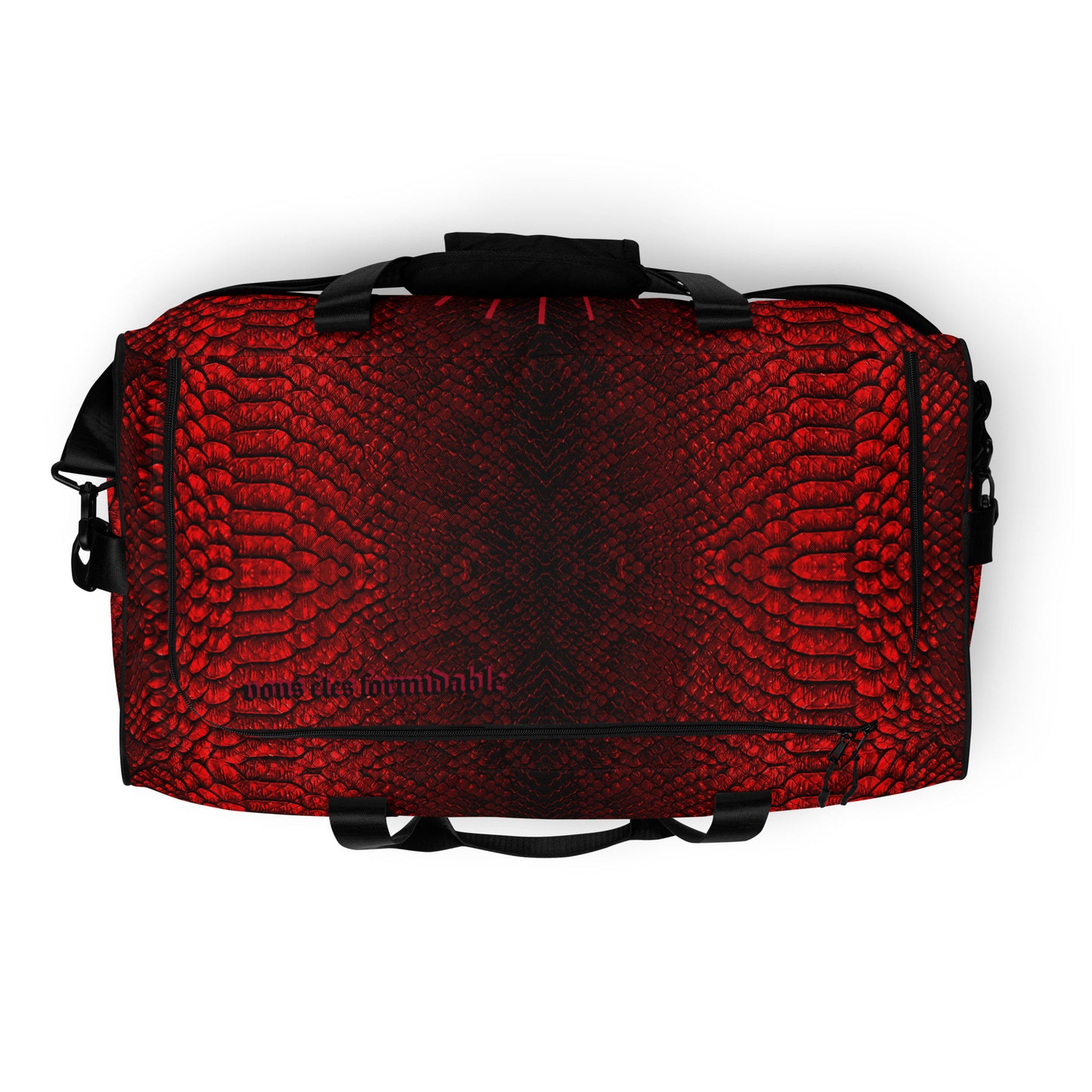 RedMamba Snakeskin Duffle bag