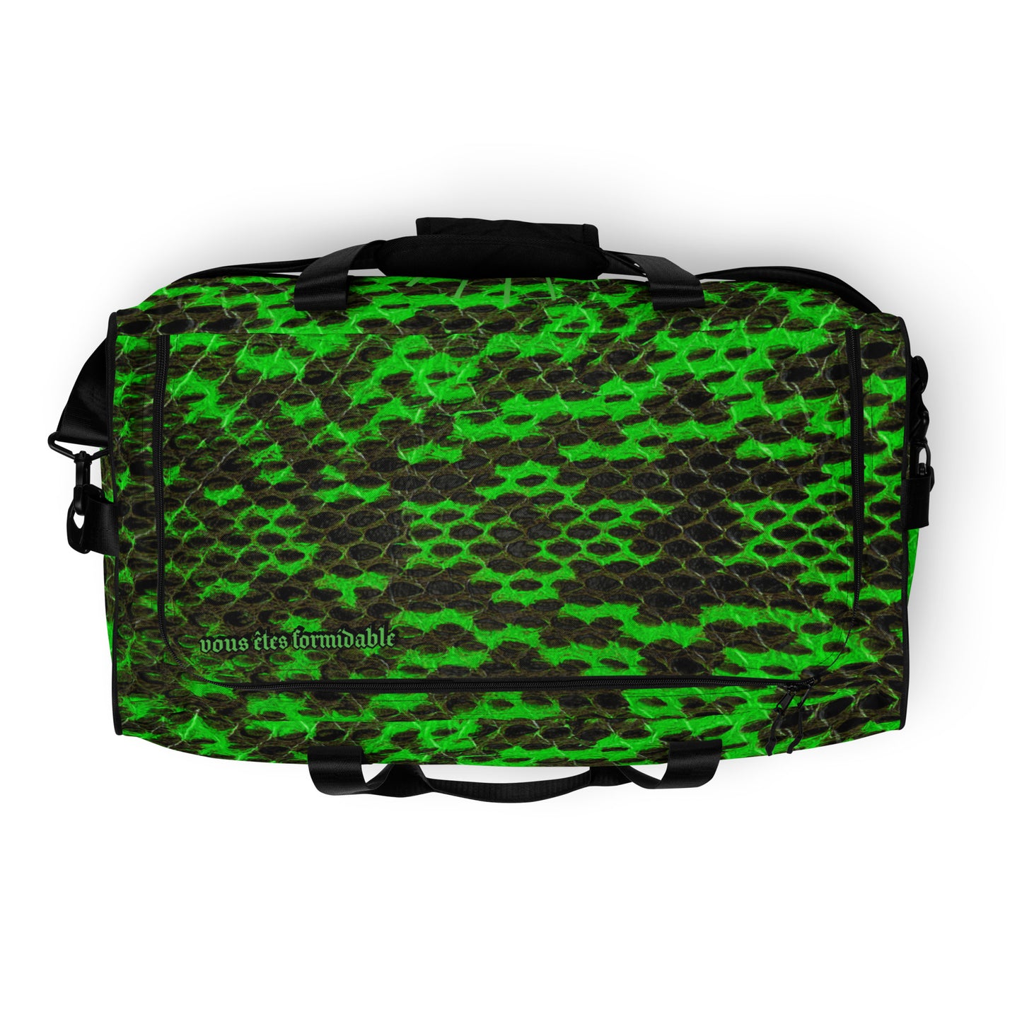 Slime Mamba Snakeskin Duffle bag